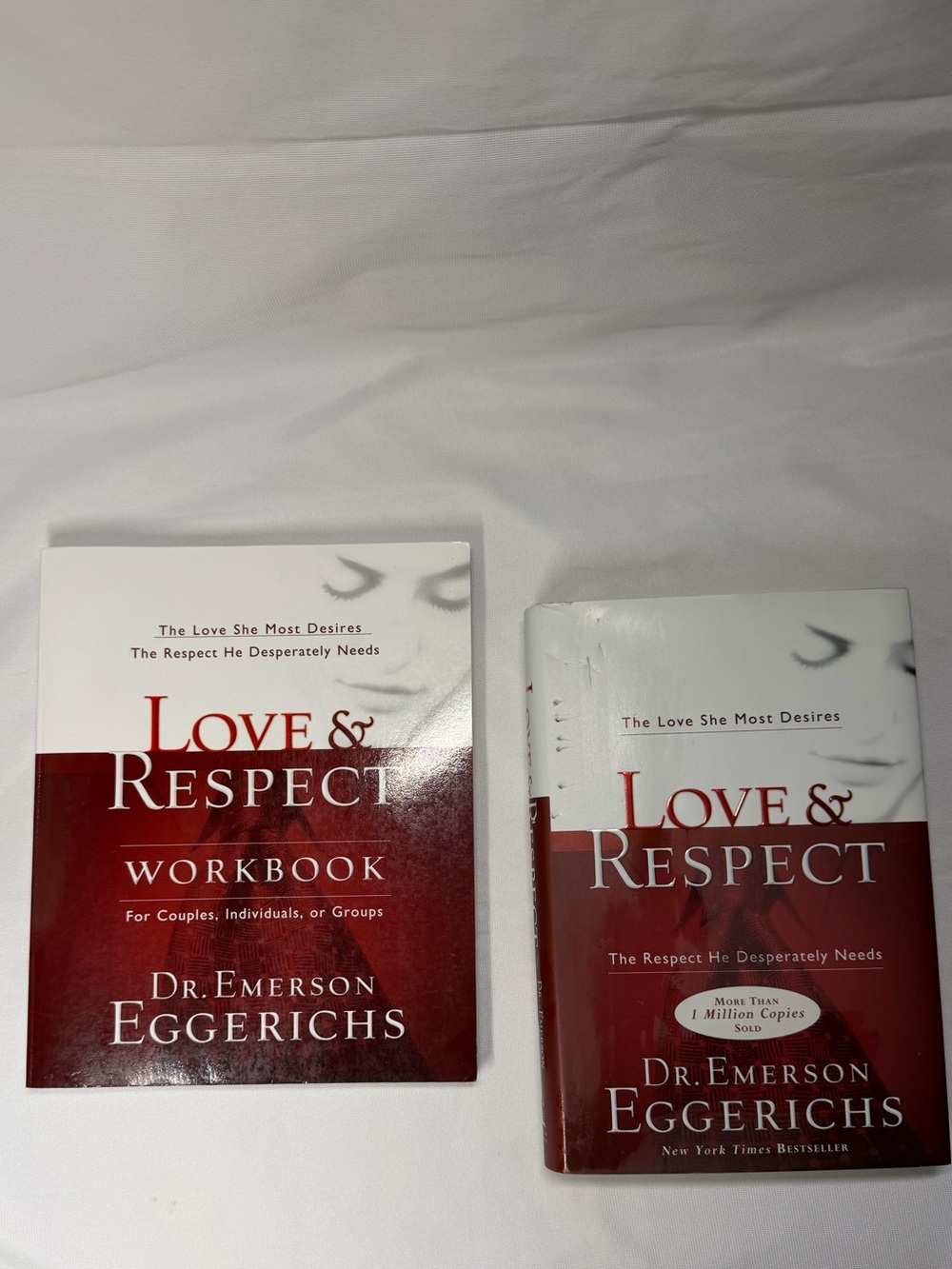 Love & Respect Book + Workbook Set | Dr. Emerson Eggerichs | Christian Marriage